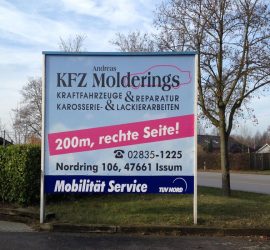 Bannerdruck KFZ Molderings